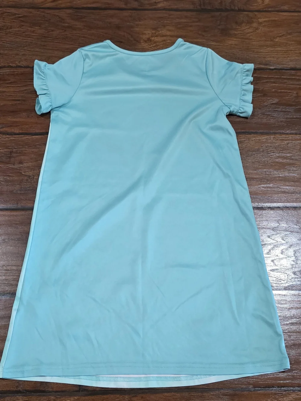 Disney Princess Aqua Girl's Graphic Dress - Picture 7 of 7